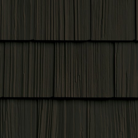 The Foundry 7in. W x 60 3/4in. L Exposure, Vinyl Split Shakes Total 100 Sq. Feet, 594 - Musket Brown, 34PK 1101594